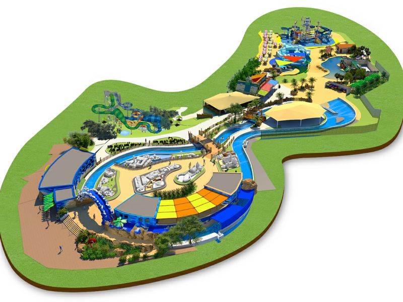 La mappa di Legoland Water Park