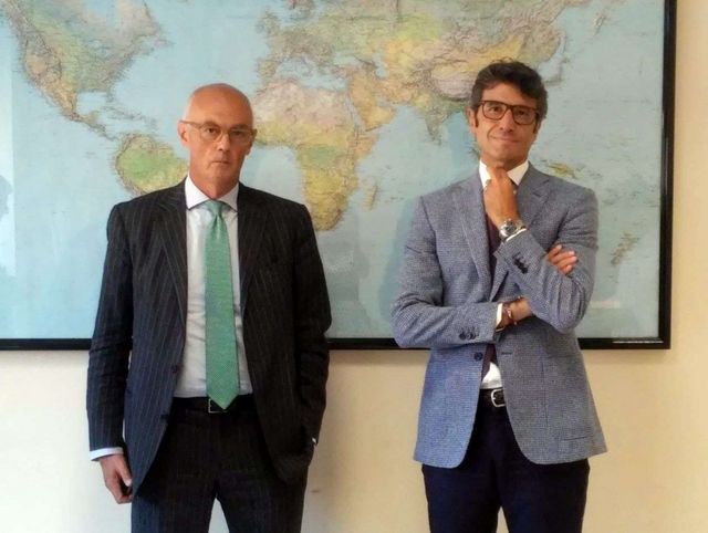 Massimo Germani, vice president esecutivo di Aon, e Gian Paolo
Vairo, a.d. di Welcome Travel
