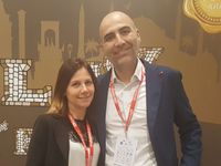 Francesca Calì e Andrea Pinna, titolari della New Feeling Viaggi di Cagliari
