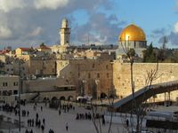 Gerusalemme - Muro Del Pianto e Cupola della Roccia Israele